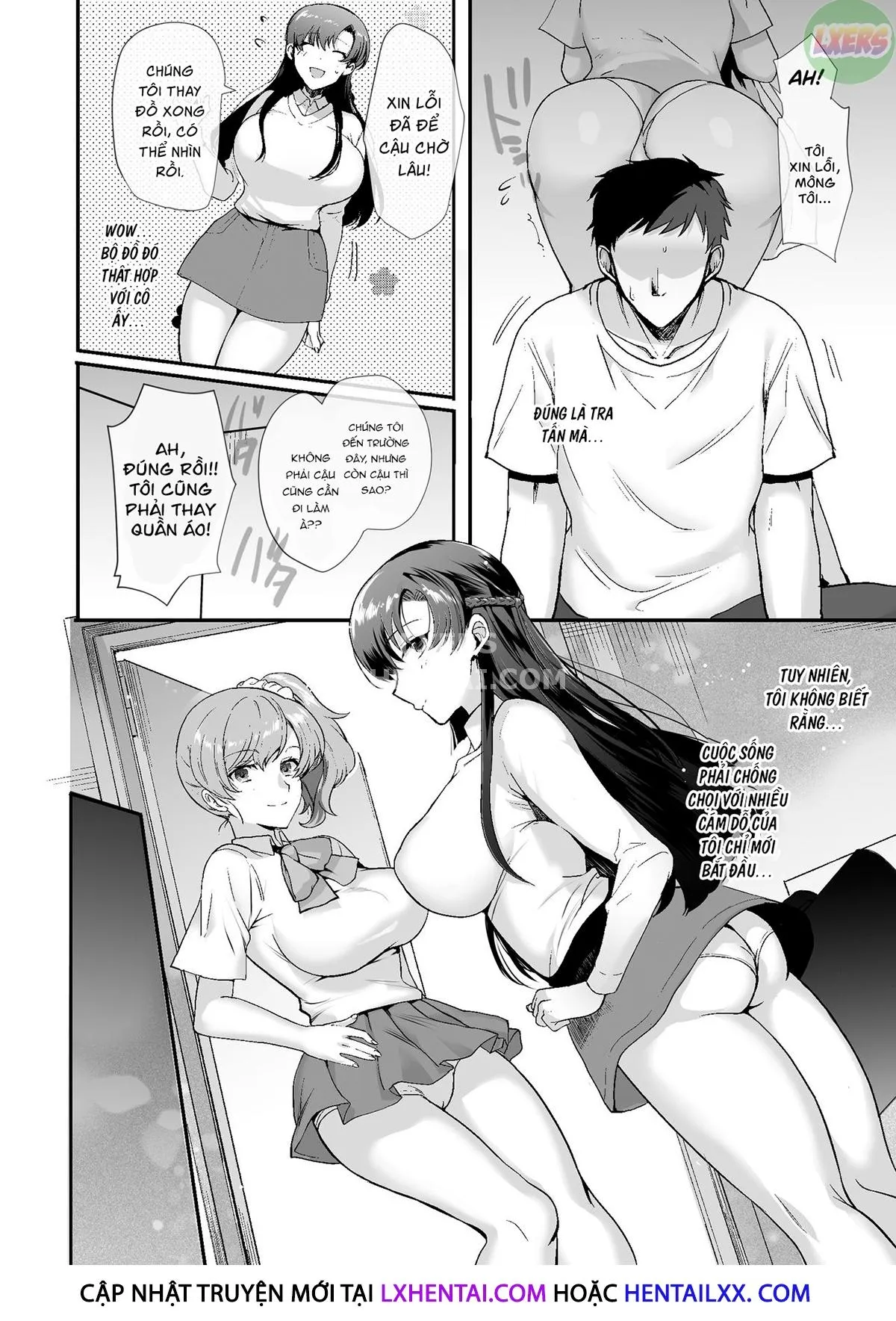 HentaiVN.net - Ảnh 27 - My Roommates Are Way Too Lewd ~Living In A One-Room Apartment With Two Perverted Sisters~ [Erosugiru Doukyonin ~ Dosukebe Shimai To 1K Doukyo Seikatsu ~] - Chap 1