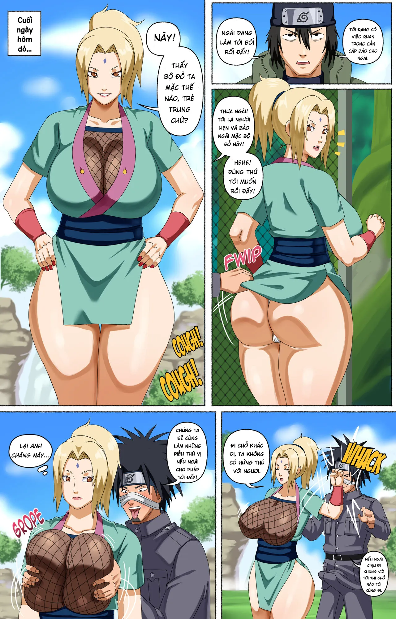 HentaiVN.net - Ảnh 16 - Tsunade and Her Assistants - Oneshot