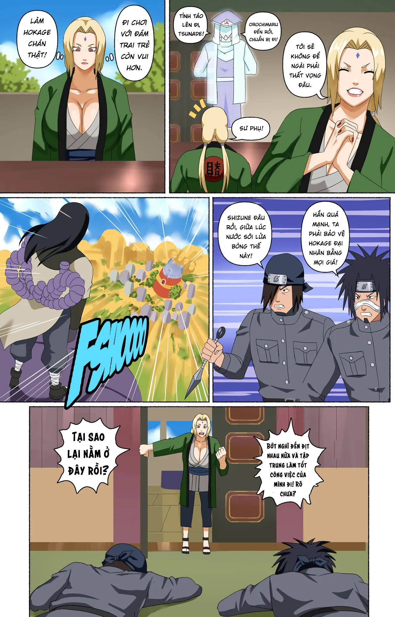 HentaiVN.net - Ảnh 23 - Tsunade and Her Assistants - Oneshot