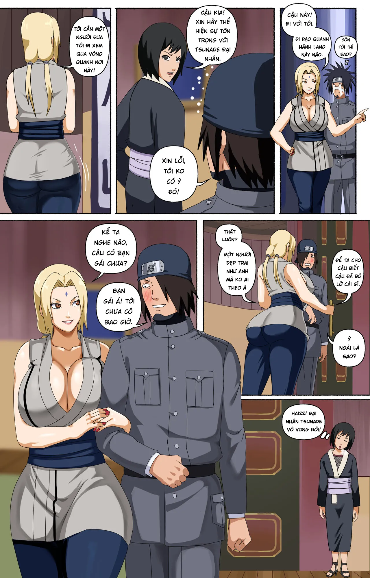 HentaiVN.net - Ảnh 3 - Tsunade and Her Assistants - Oneshot