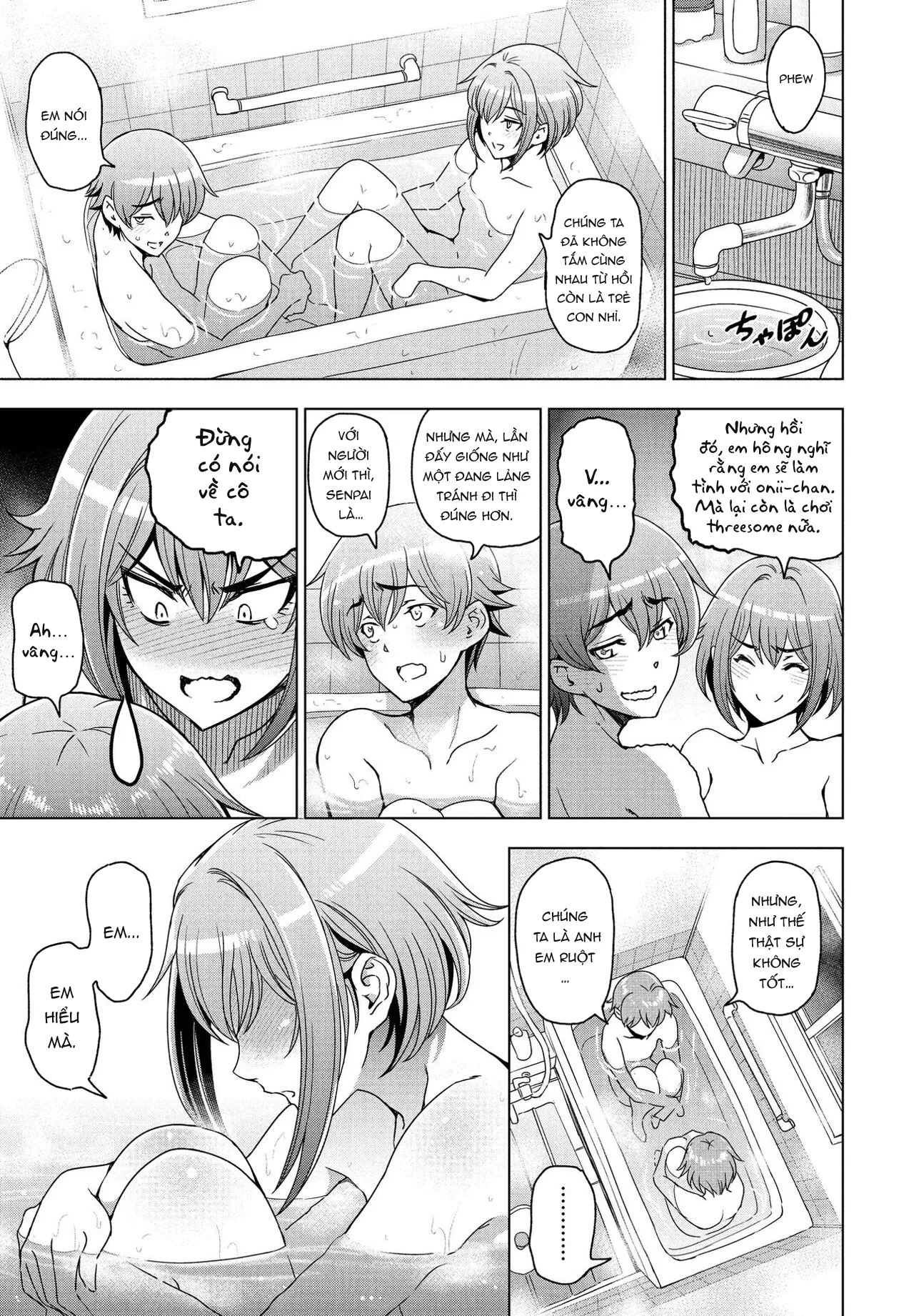 HentaiVN.net - Ảnh 3 - Em Yan Rình Mò Lúc Tôi Tắm [Ofuro Imouto to] - Oneshot