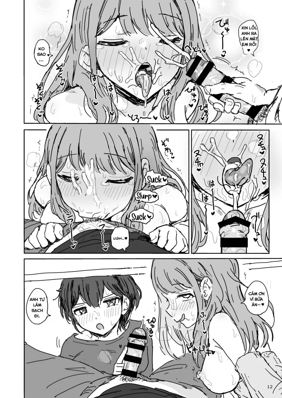 HentaiVN.net - Ảnh 11 - Nanakadashi SeX!! [ななかだし♥せっX!!] - Chap 2