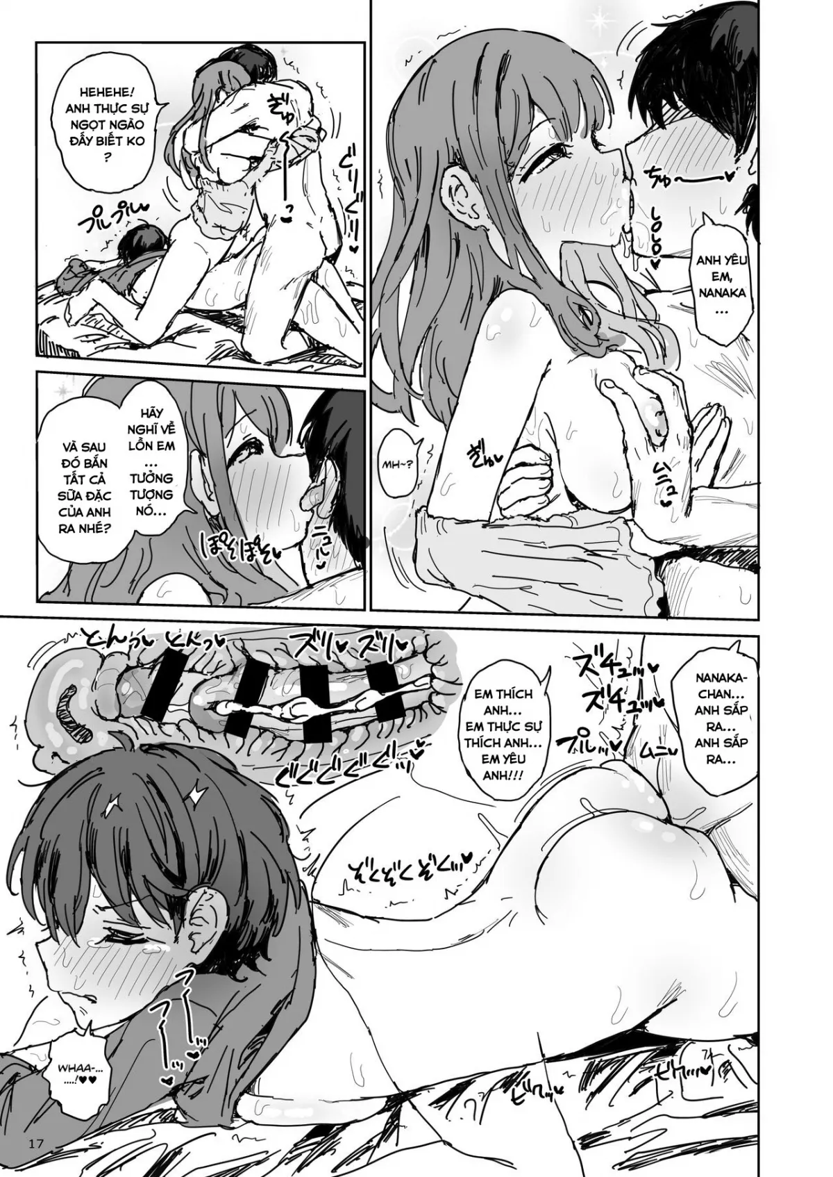 HentaiVN.net - Ảnh 16 - Nanakadashi SeX!! [ななかだし♥せっX!!] - Chap 2