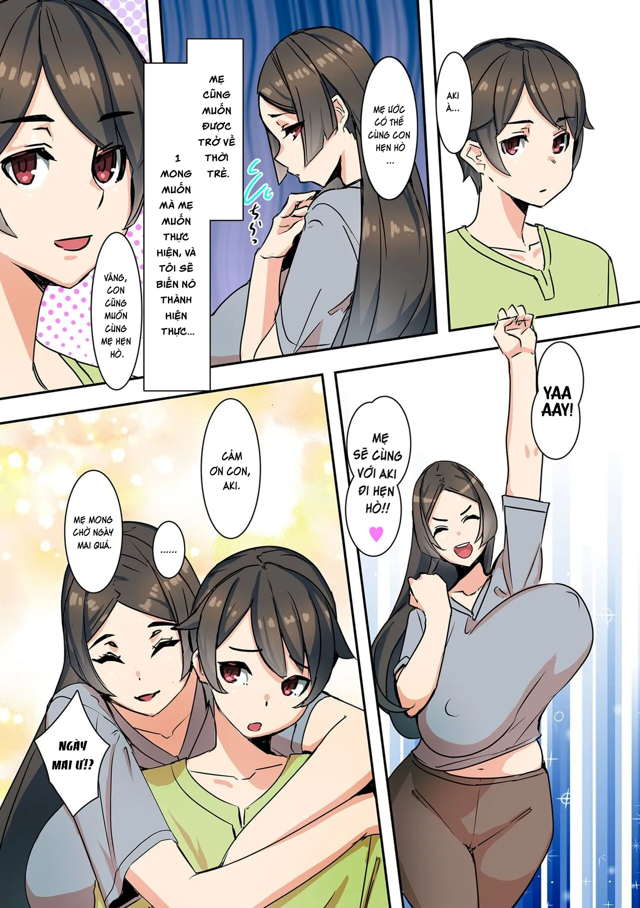 HentaiVN.net - Ảnh 13 - Koibito wa Jitsubo [恋人は実母] - Oneshot.