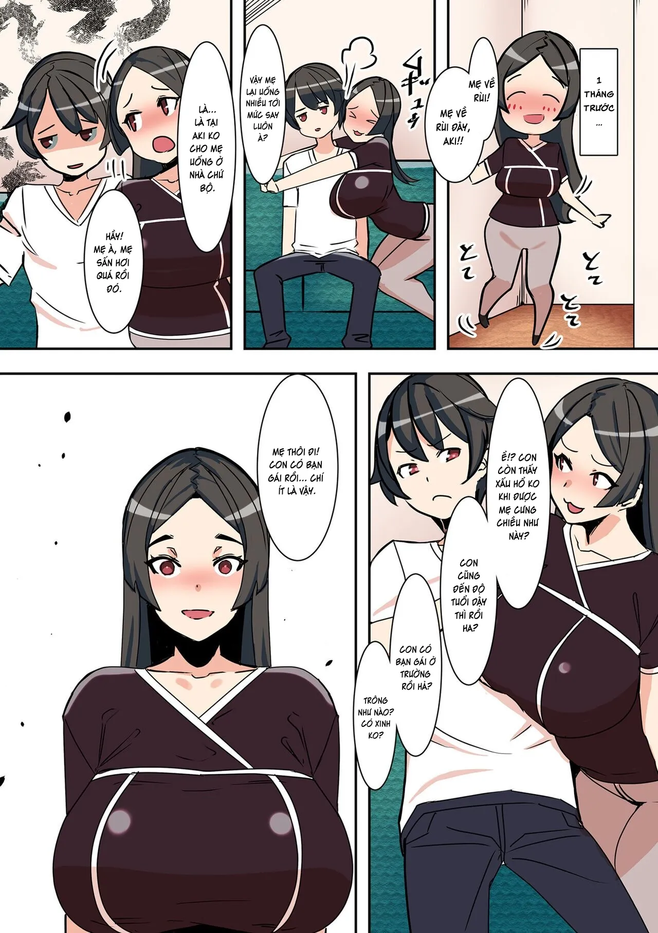 HentaiVN.net - Ảnh 4 - Koibito wa Jitsubo [恋人は実母] - Oneshot.