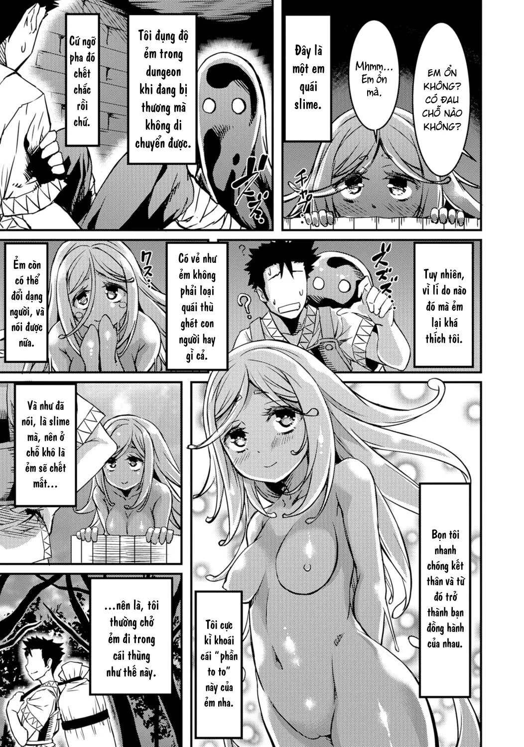 HentaiVN.net - Ảnh 3 - Nàng slime [The Slime Girl, Slime na Kanojo, スライムな彼女] - Oneshot