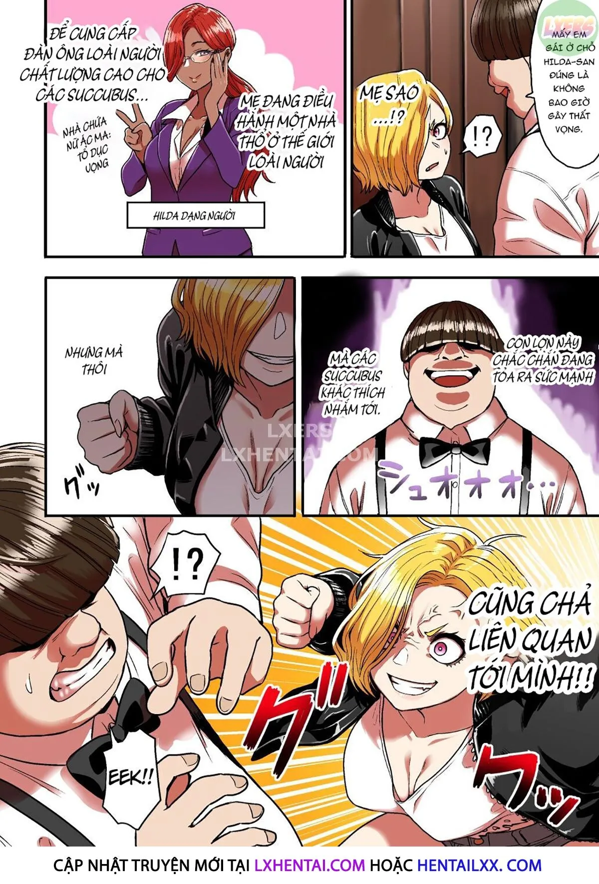 HentaiVN.net - Ảnh 10 - Junjou Yankee Succubus Marsha-Chan [~Ningen-Kai De Succubus Kenshuu~] - Chap 1