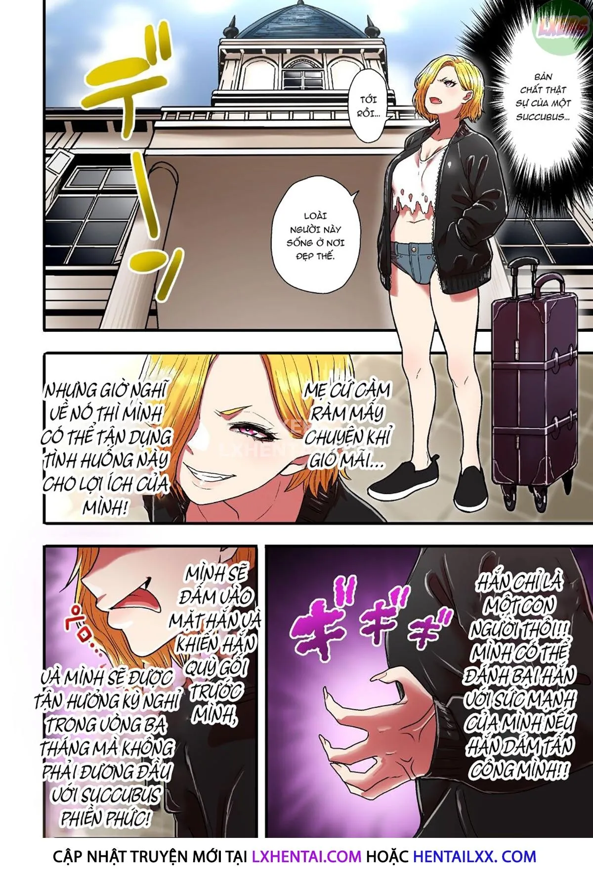 HentaiVN.net - Ảnh 8 - Junjou Yankee Succubus Marsha-Chan [~Ningen-Kai De Succubus Kenshuu~] - Chap 1