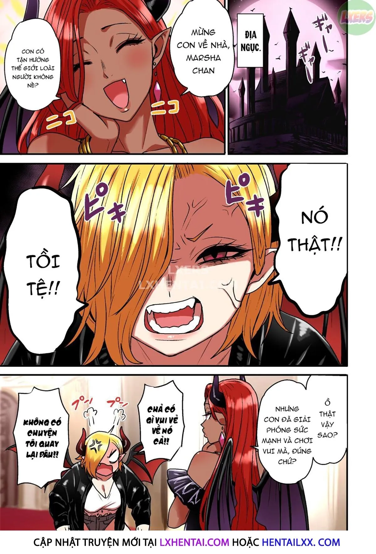 HentaiVN.net - Ảnh 57 - Junjou Yankee Succubus Marsha-Chan [~Ningen-Kai De Succubus Kenshuu~] - Chap 2 - [END]