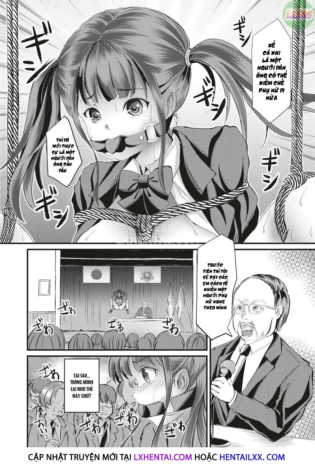HentaiVN.net - Ảnh 12 - Kinbaku Seidorei Choukyou Gakuen - Chap 1
