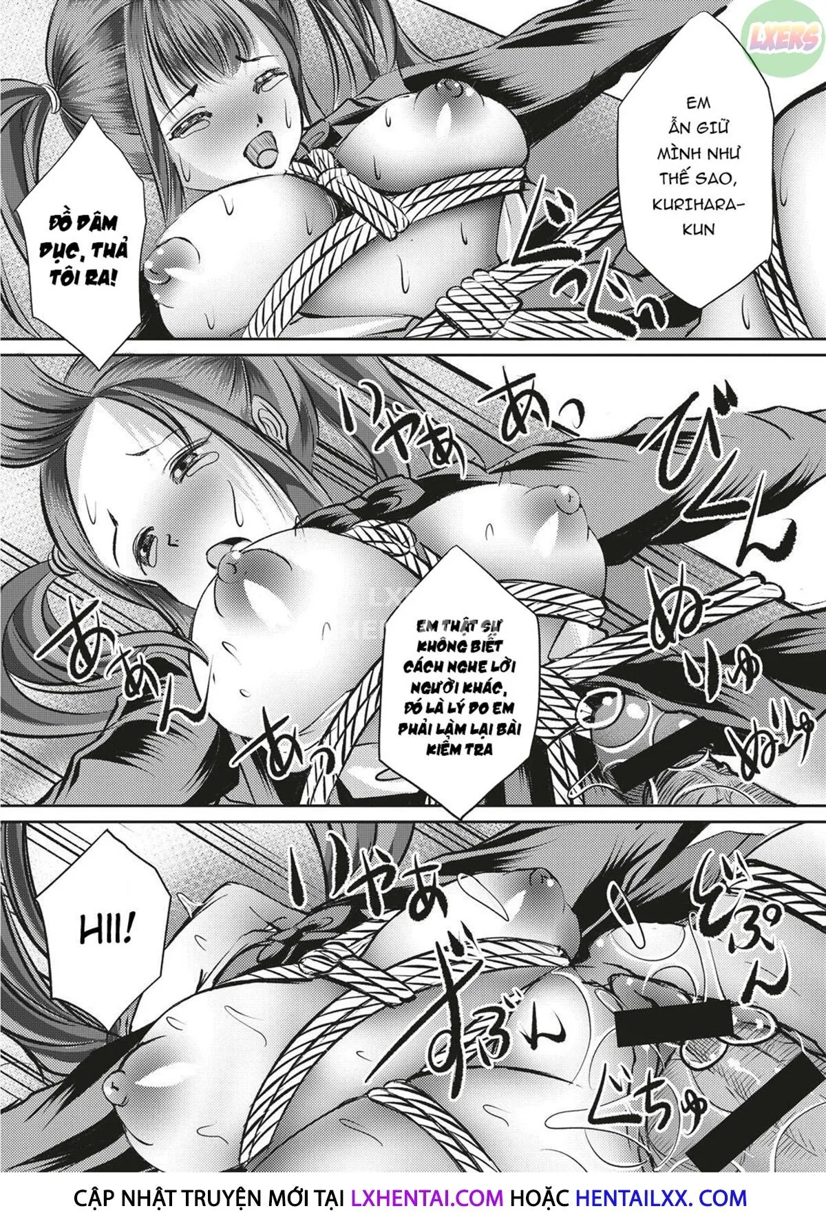 HentaiVN.net - Ảnh 4 - Kinbaku Seidorei Choukyou Gakuen - Chap 4