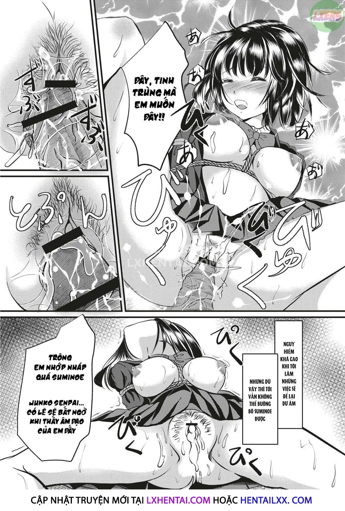 HentaiVN.net - Ảnh 13 - Kinbaku Seidorei Choukyou Gakuen - Chap 6
