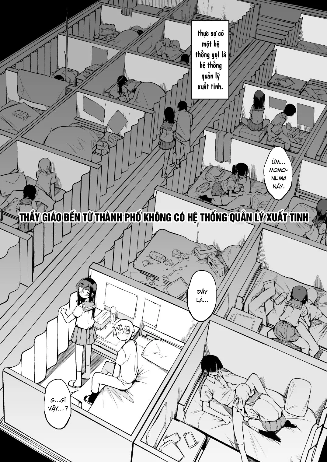 HentaiVN.net - Ảnh 5 - Thầy giáo đến từ thành phố không có hệ thống quản lý xuất tinh [Shasei Kanri Seido no Nai Ken kara Kita Otoko no Sensei, 射精管理制度の無い県から来た男の先生] - Oneshot