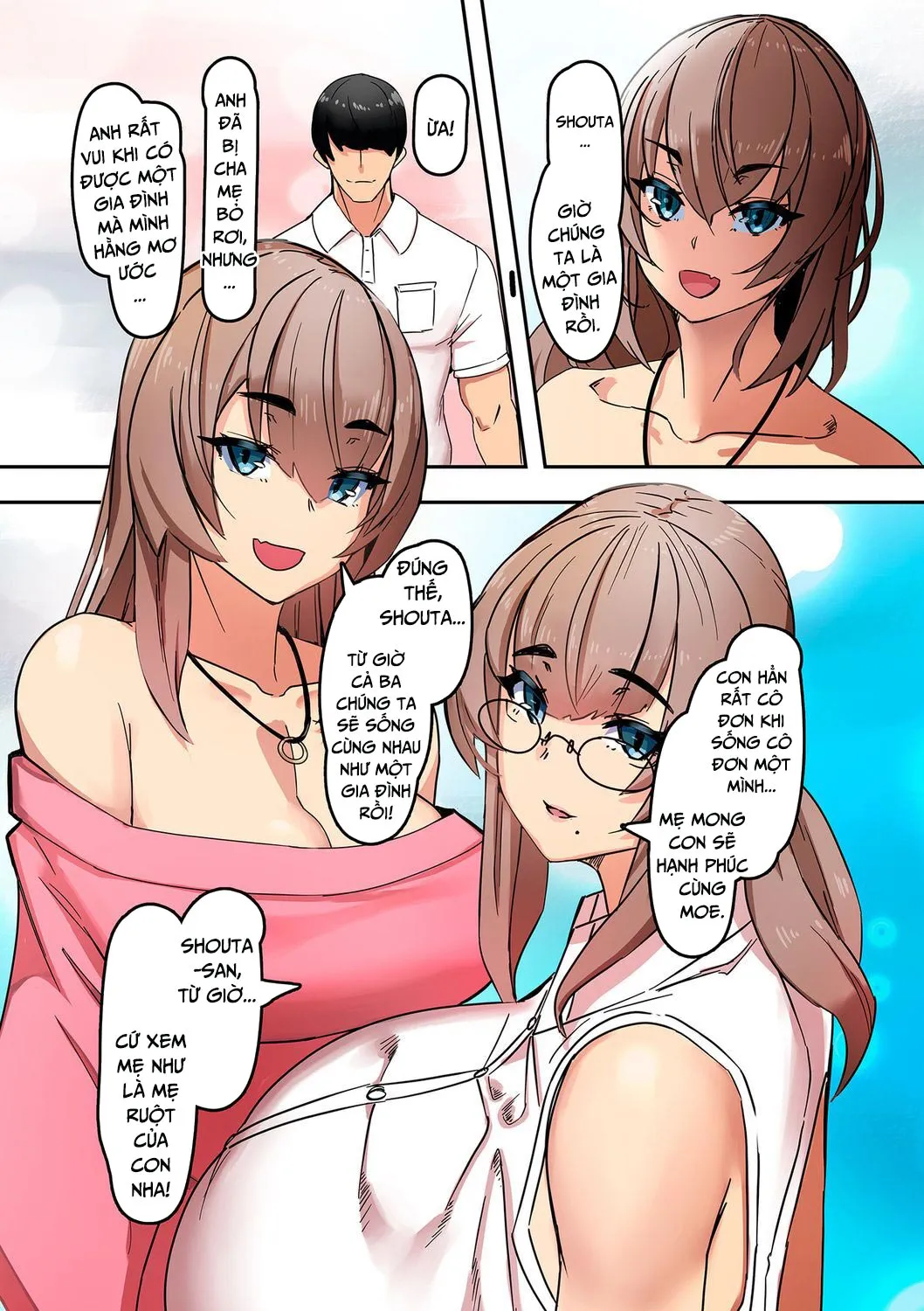 HentaiVN.net - Ảnh 4 - Mẹ vợ là người yêu tôi [Koibito Wa Gibo; My Lover Is Mother-In-Law] - Oneshot