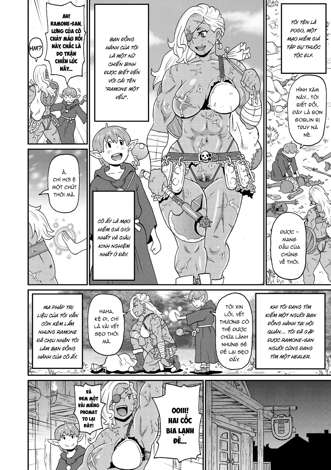 HentaiVN.net - Ảnh 4 - Rekisen no Onna Senshi to Boku no Tabi [歴戦の女戦士と僕の旅] - Chap 1