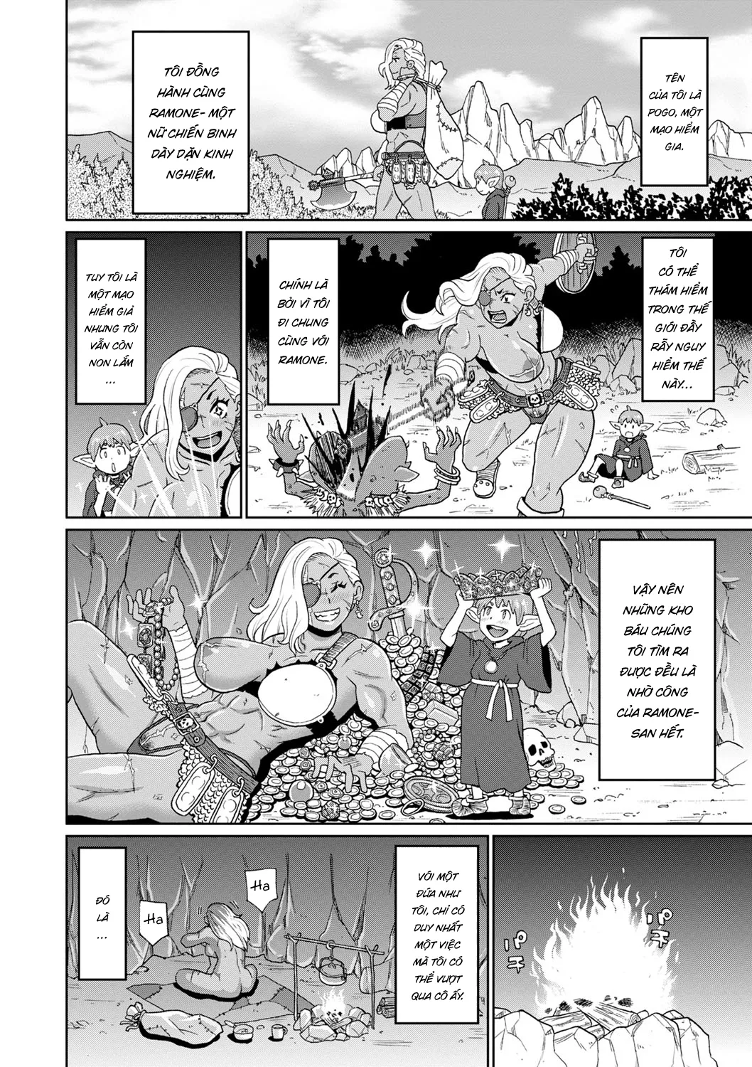 HentaiVN.net - Ảnh 4 - Rekisen no Onna Senshi to Boku no Tabi [歴戦の女戦士と僕の旅] - Chap 4
