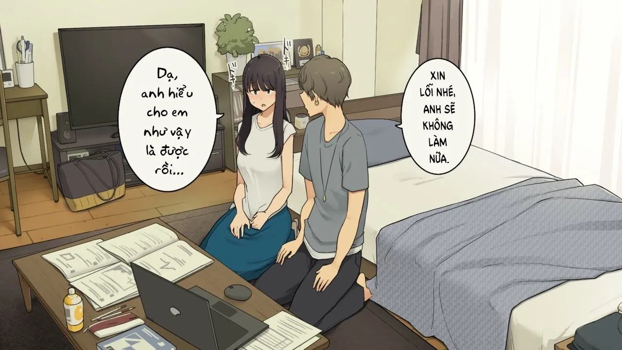 HentaiVN.net - Ảnh 9 - Học Nhóm Cùng Senpai - Oneshot