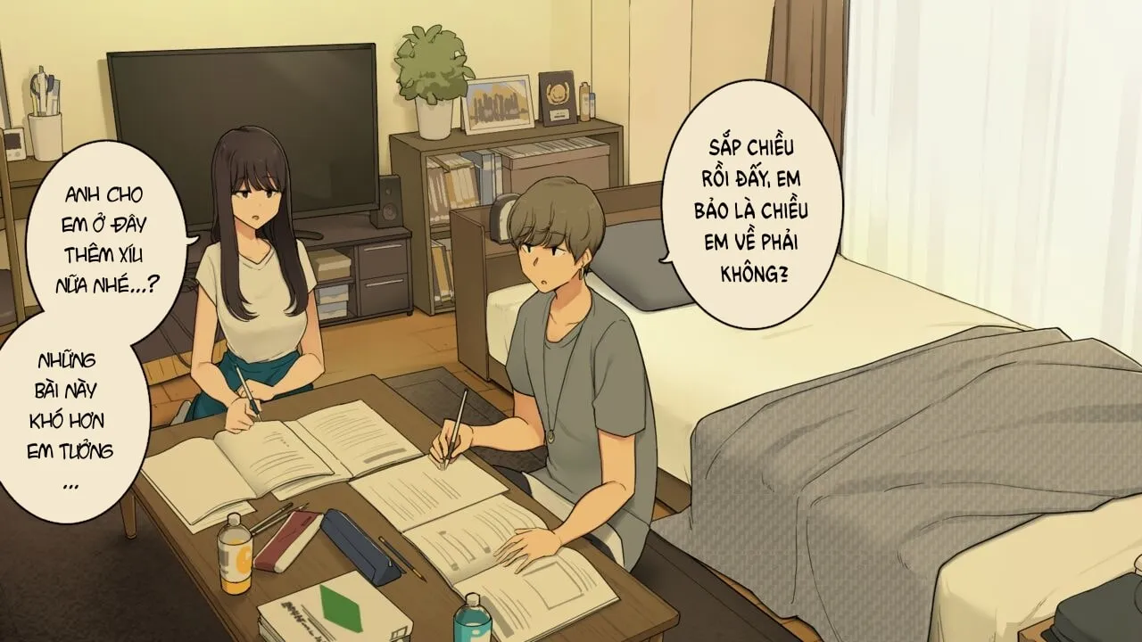 HentaiVN.net - Ảnh 11 - Học Nhóm Cùng Senpai - Oneshot