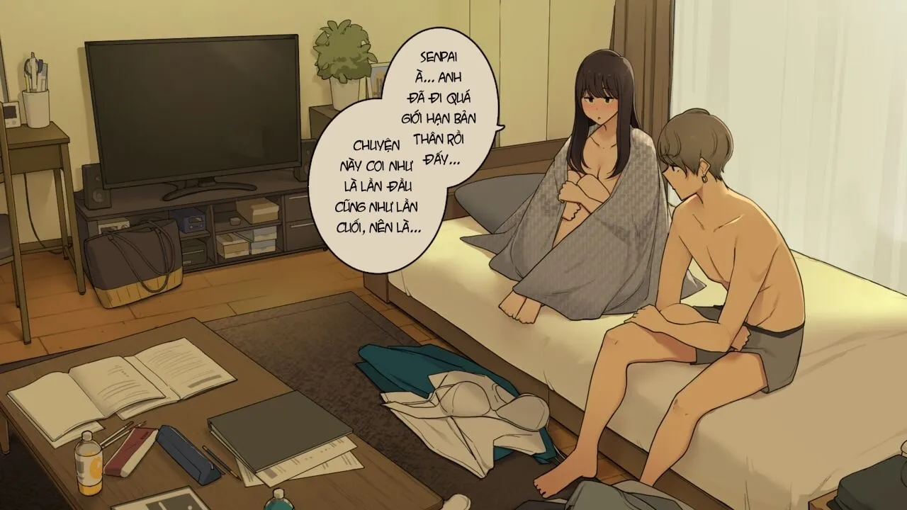 HentaiVN.net - Ảnh 18 - Học Nhóm Cùng Senpai - Oneshot