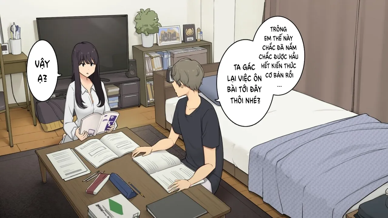 HentaiVN.net - Ảnh 23 - Học Nhóm Cùng Senpai - Oneshot