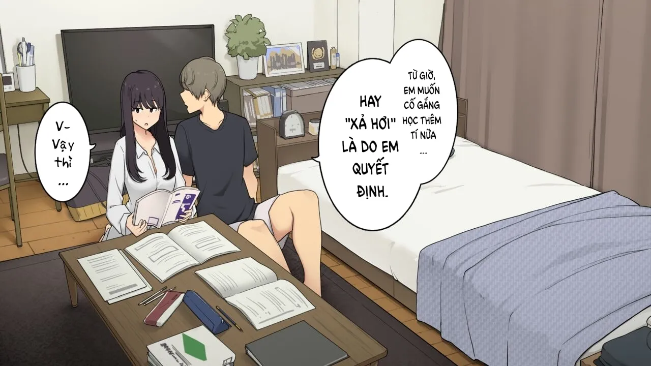 HentaiVN.net - Ảnh 24 - Học Nhóm Cùng Senpai - Oneshot
