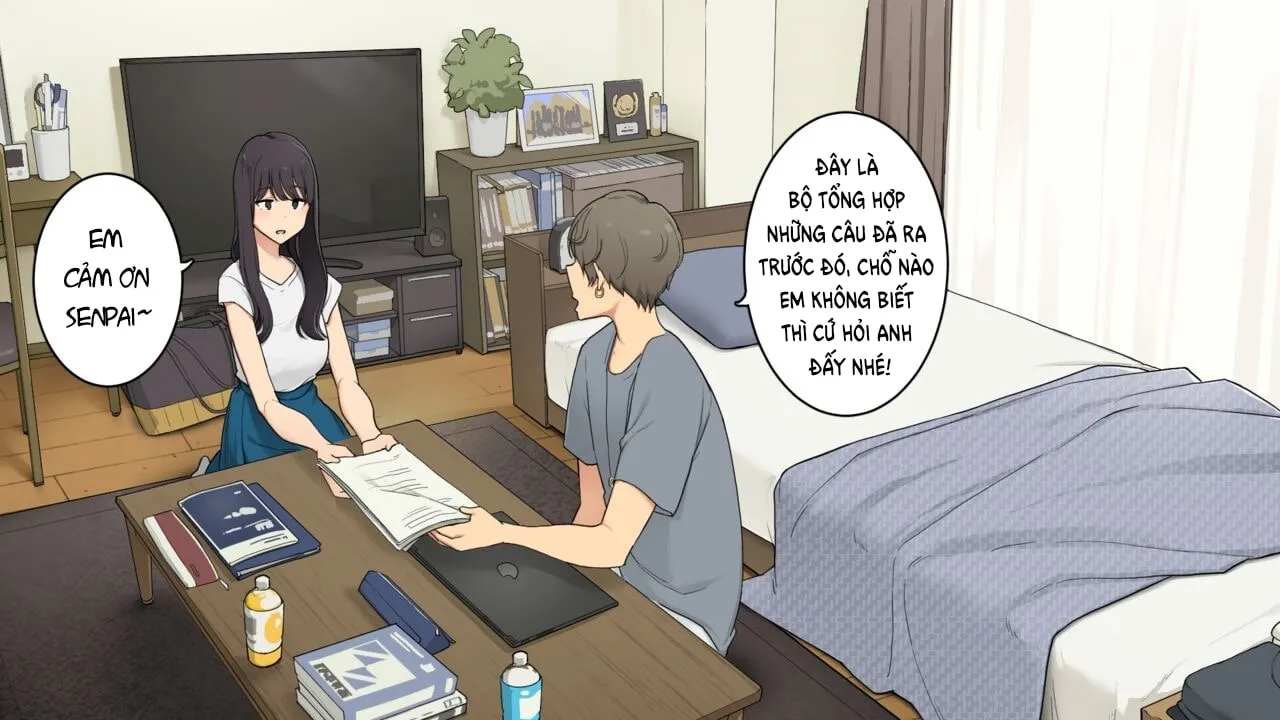 HentaiVN.net - Ảnh 3 - Học Nhóm Cùng Senpai - Oneshot