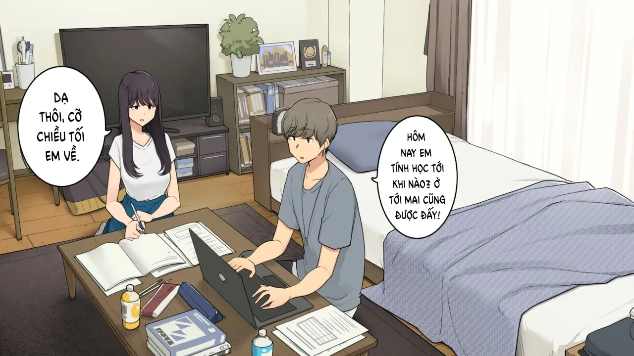 HentaiVN.net - Ảnh 4 - Học Nhóm Cùng Senpai - Oneshot