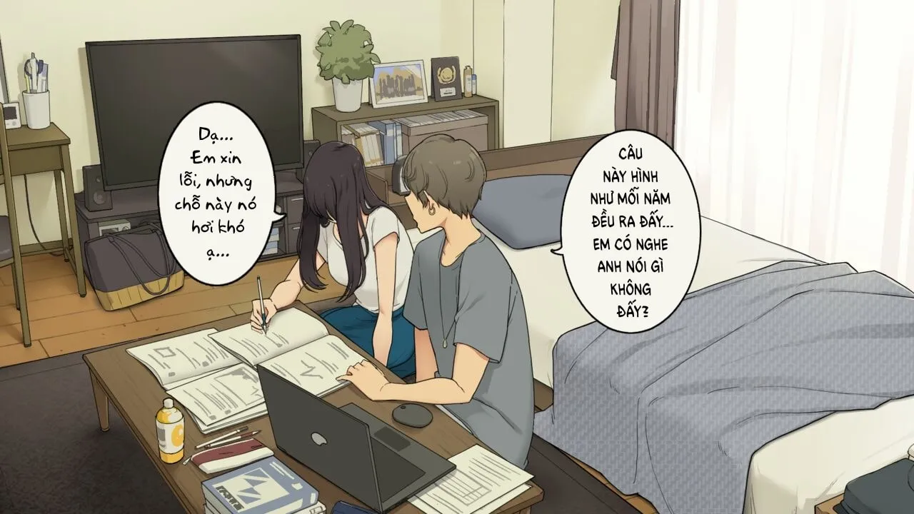 HentaiVN.net - Ảnh 6 - Học Nhóm Cùng Senpai - Oneshot