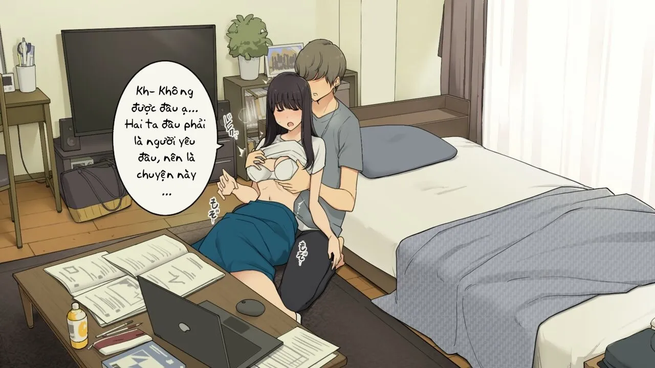 HentaiVN.net - Ảnh 8 - Học Nhóm Cùng Senpai - Oneshot