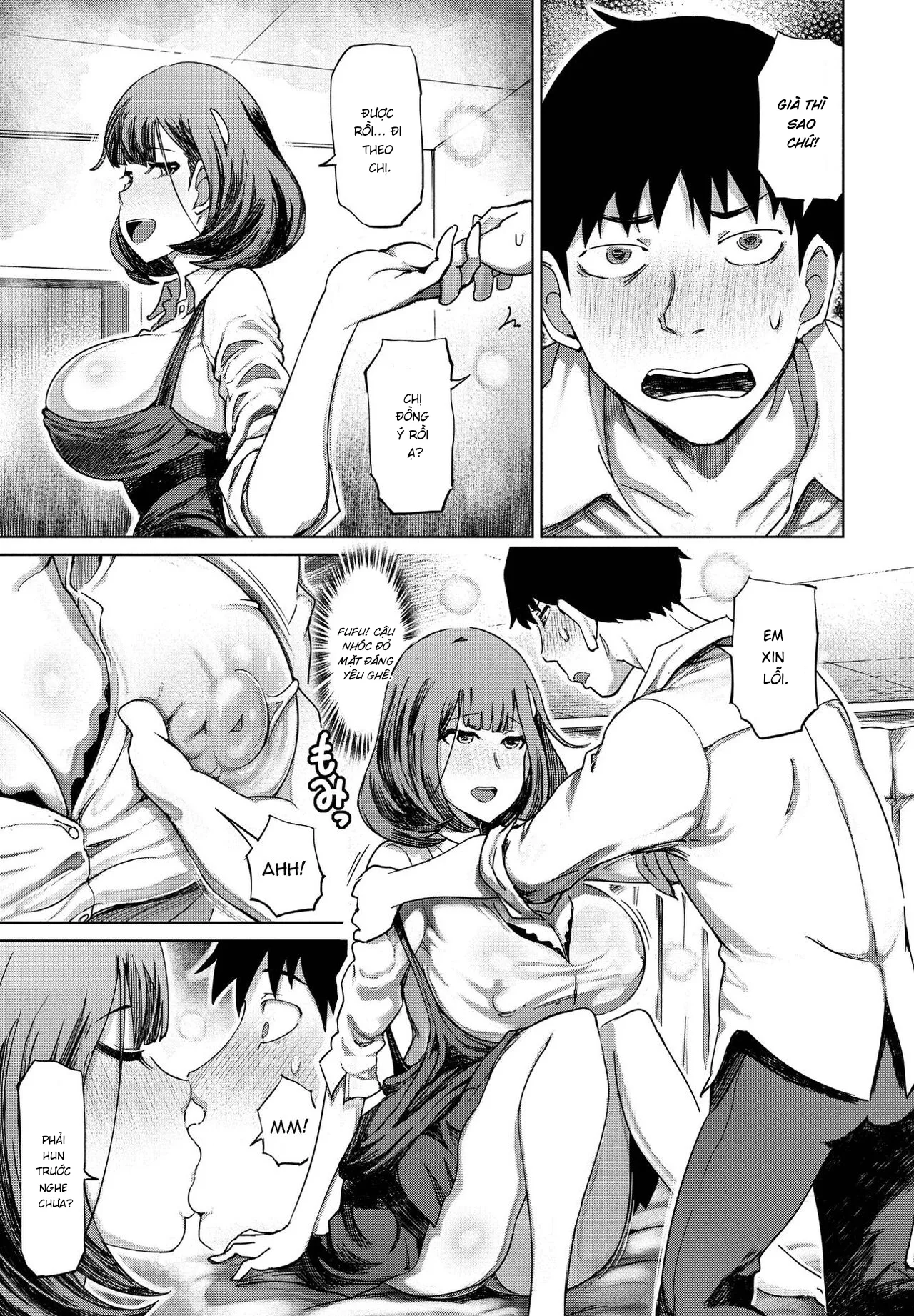 HentaiVN.net - Ảnh 4 - Chị dâu yêu quý của tôi. [Daisuki na Oba-san to...] - Oneshot