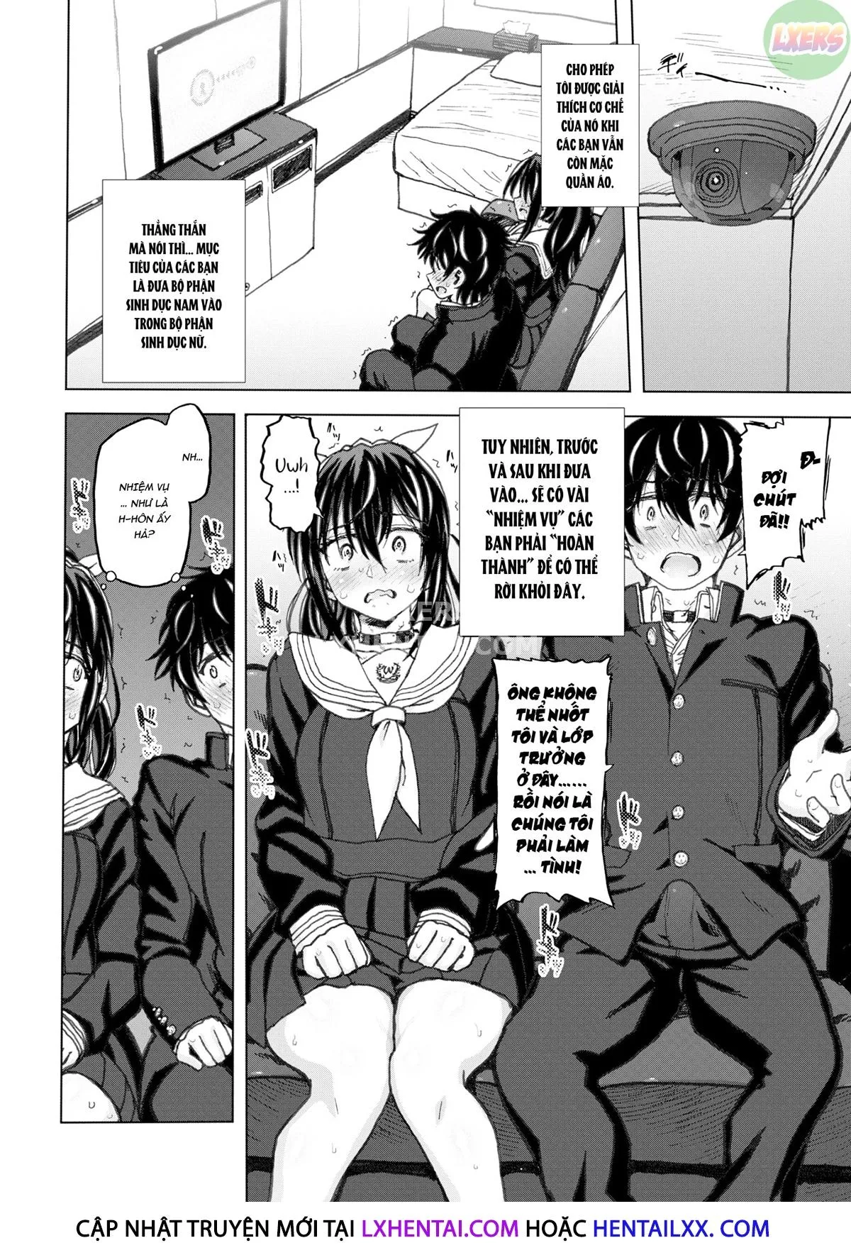 HentaiVN.net - Ảnh 5 - Căn phòng không thể rời khỏi trừ khi bạn làm tình - Oneshot