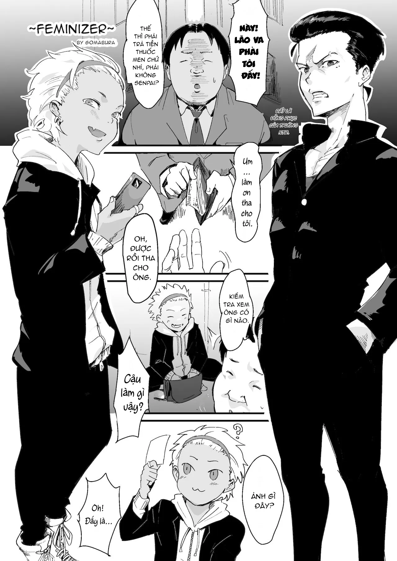 HentaiVN.net - Ảnh 4 - Feminizer [フェミナイザー ～ナメてたオタクが実がヤバい奴だった話～] - Chap 1