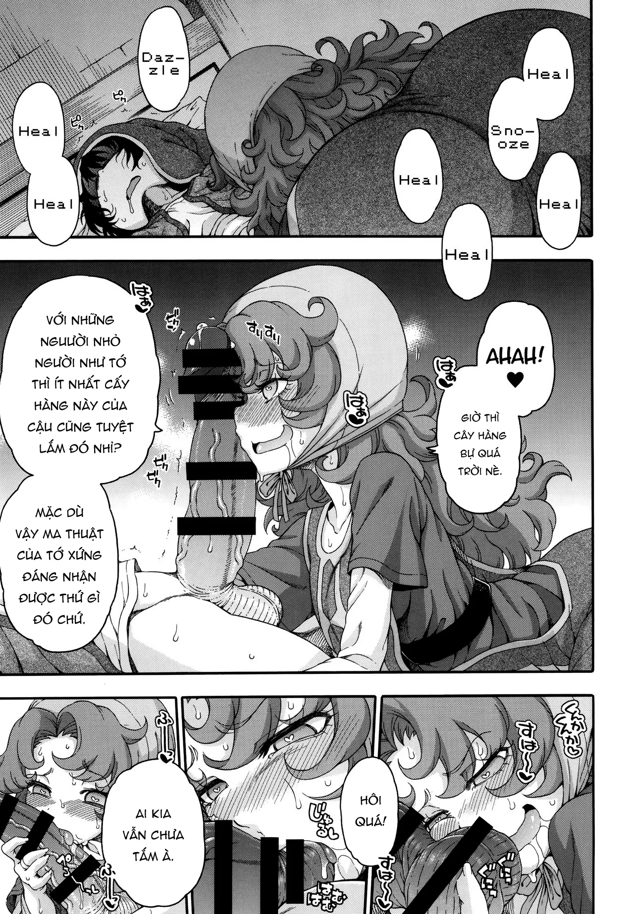 HentaiVN.net - Ảnh 8 - Bụng tớ vẫn còn nặng trĩu đây này. [Atashi Mada Onaka ga Omoi wa | My Belly Still Feels Heavy] - Oneshot