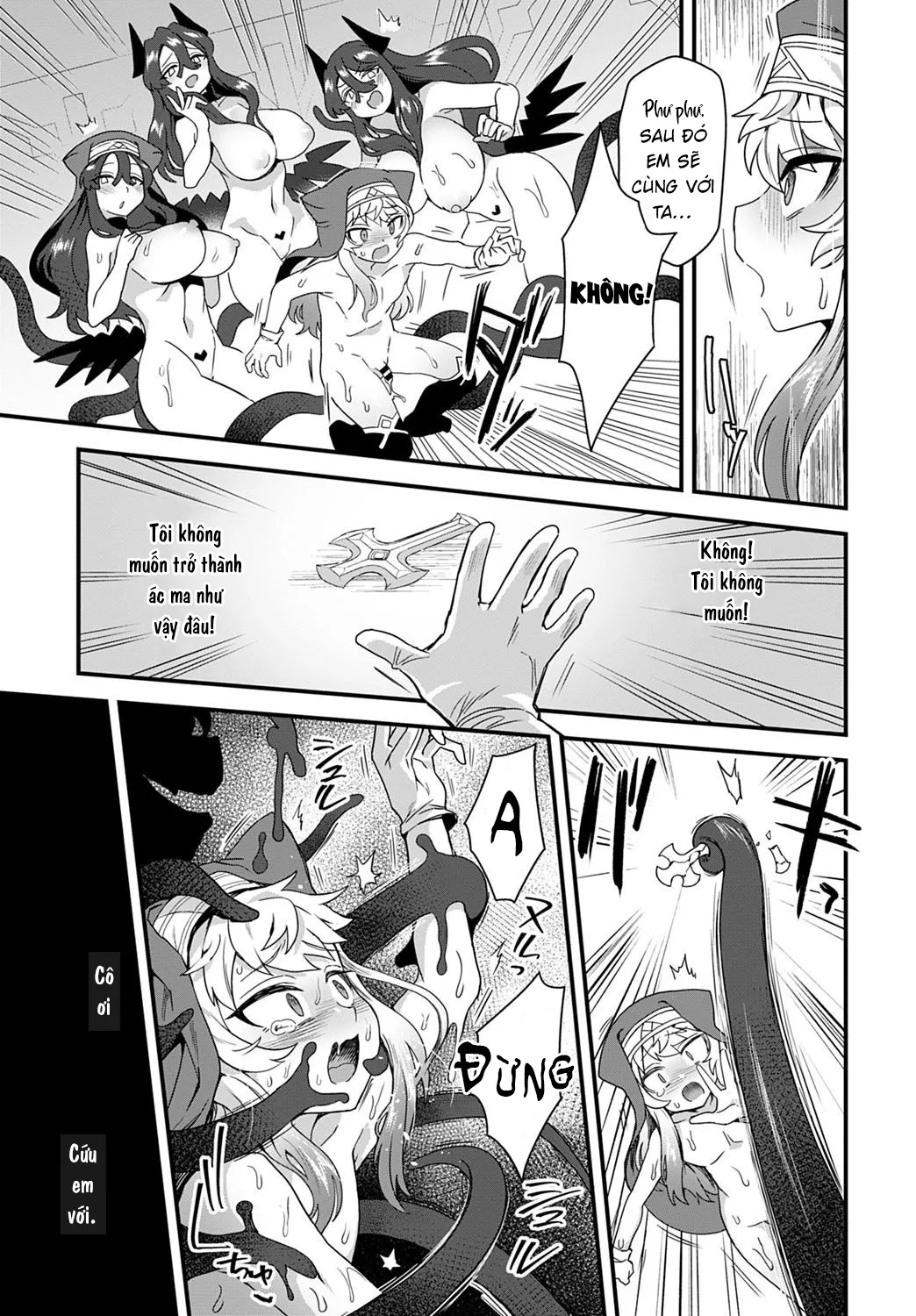 HentaiVN.net - Ảnh 16 - Tiếng Chuông Phước Lành [Shukufuku no Kane ga Naru; 祝福の鐘がナる] - Oneshot
