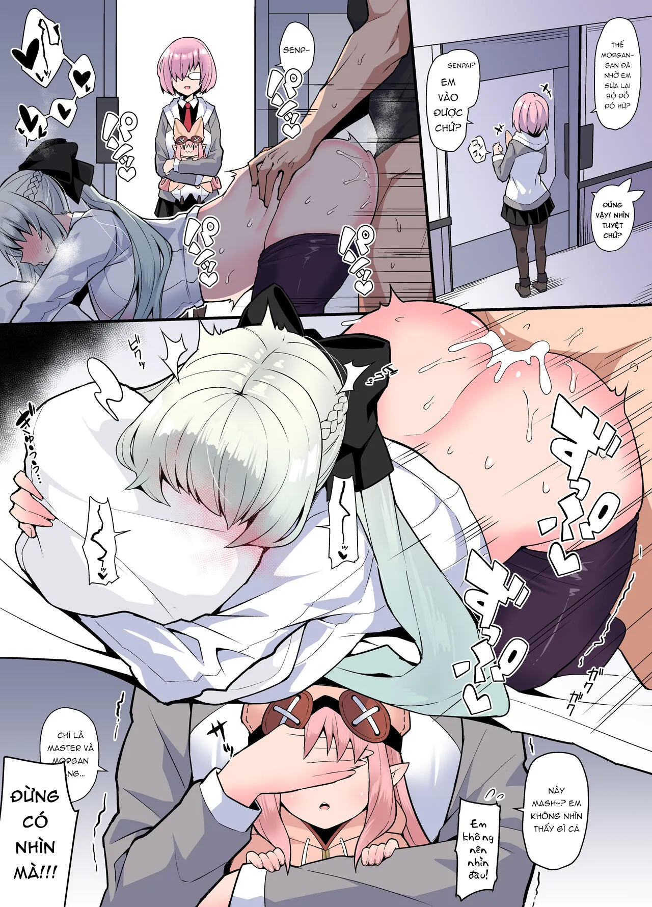 HentaiVN.net - Ảnh 3 - Queen Morgan Wearing Her Old Uniform [Mukashi no Seifuku wo Kiru Morgan Heika] - Oneshot