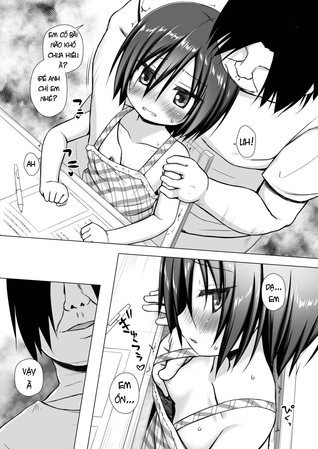 HentaiVN.net - Ảnh 14 - Tôi Là Đồ Chơi Của Dượng Và Con Ổng [Chichi to Ani to Dorei na Watashi] - Chap 1