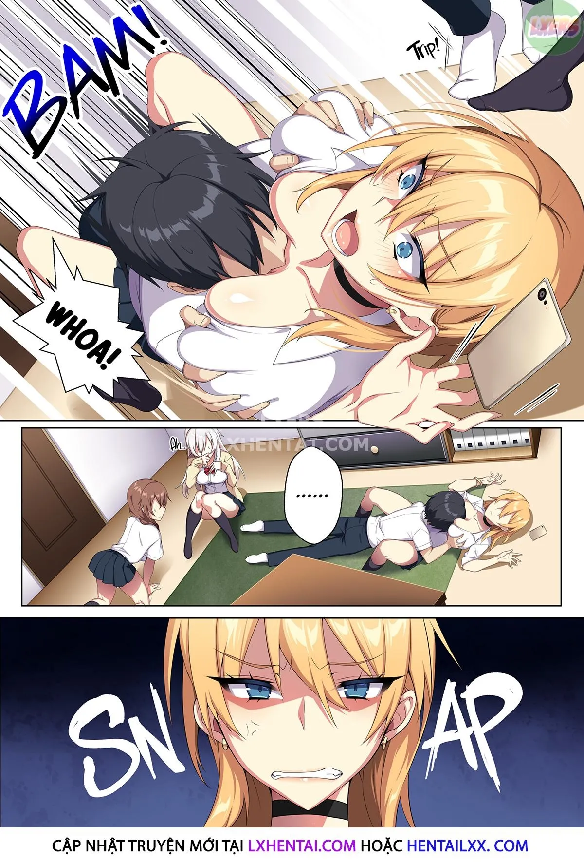 HentaiVN.net - Ảnh 12 - Gyarus in My Room for a Fuckfest [KARUI KIMOCHI DE HEYA NI AGETA GYARU TO HAMEMAKURI] - Oneshot