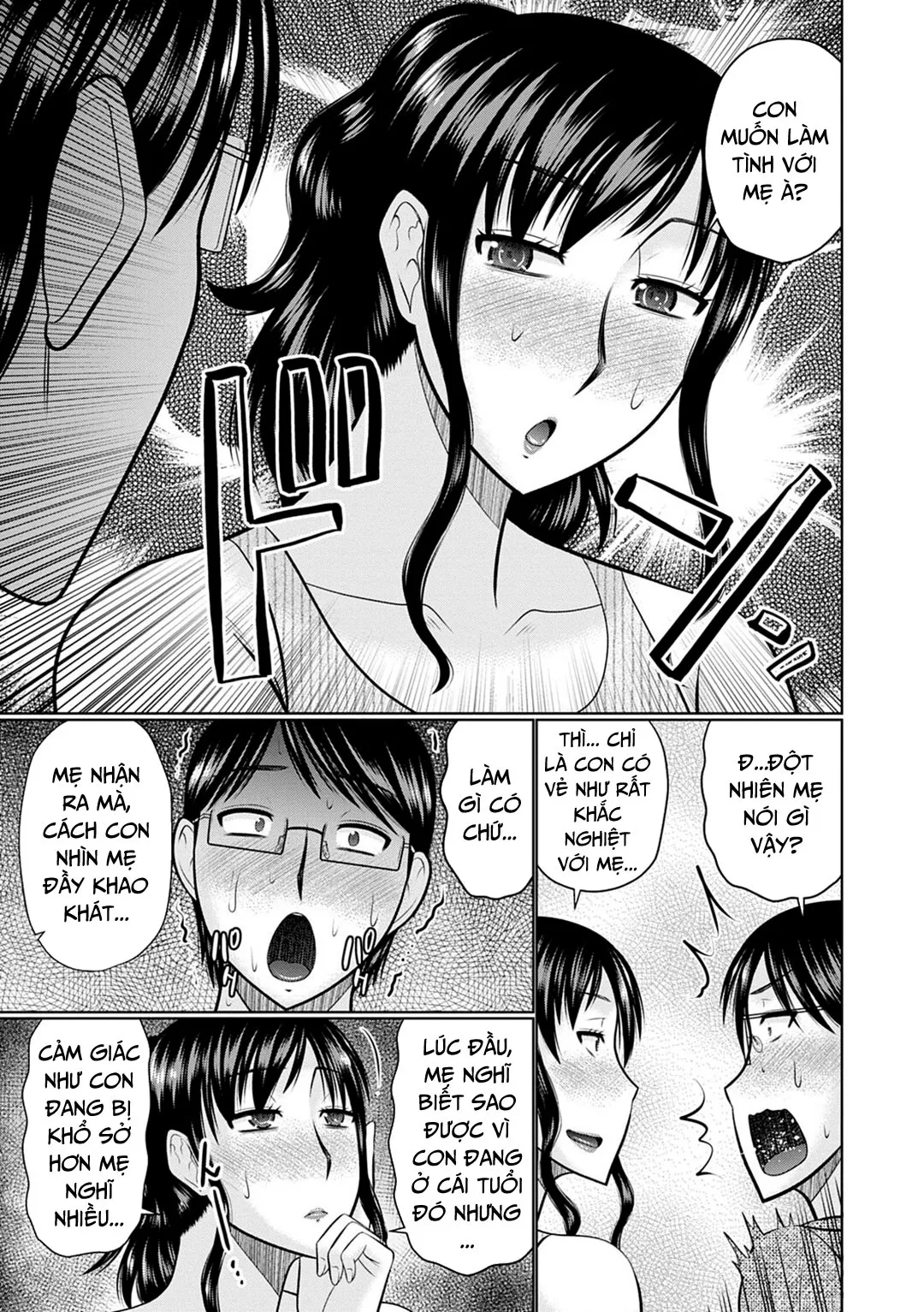 HentaiVN.net - Ảnh 10 - Bên trong mẹ kế [Boku To Kaa-San No Naka; Inside My Stepmother] - Chap 1