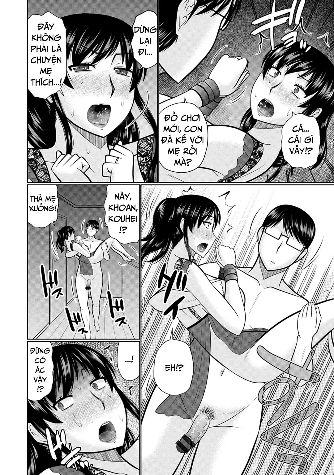 HentaiVN.net - Ảnh 17 - Bên trong mẹ kế [Boku To Kaa-San No Naka; Inside My Stepmother] - Chap 2 - [END]