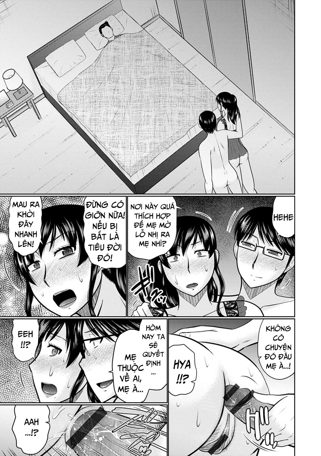 HentaiVN.net - Ảnh 18 - Bên trong mẹ kế [Boku To Kaa-San No Naka; Inside My Stepmother] - Chap 2 - [END]