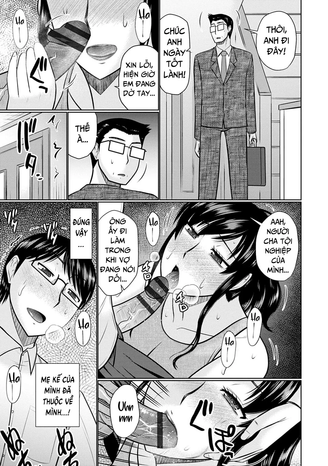 HentaiVN.net - Ảnh 8 - Bên trong mẹ kế [Boku To Kaa-San No Naka; Inside My Stepmother] - Chap 2 - [END]