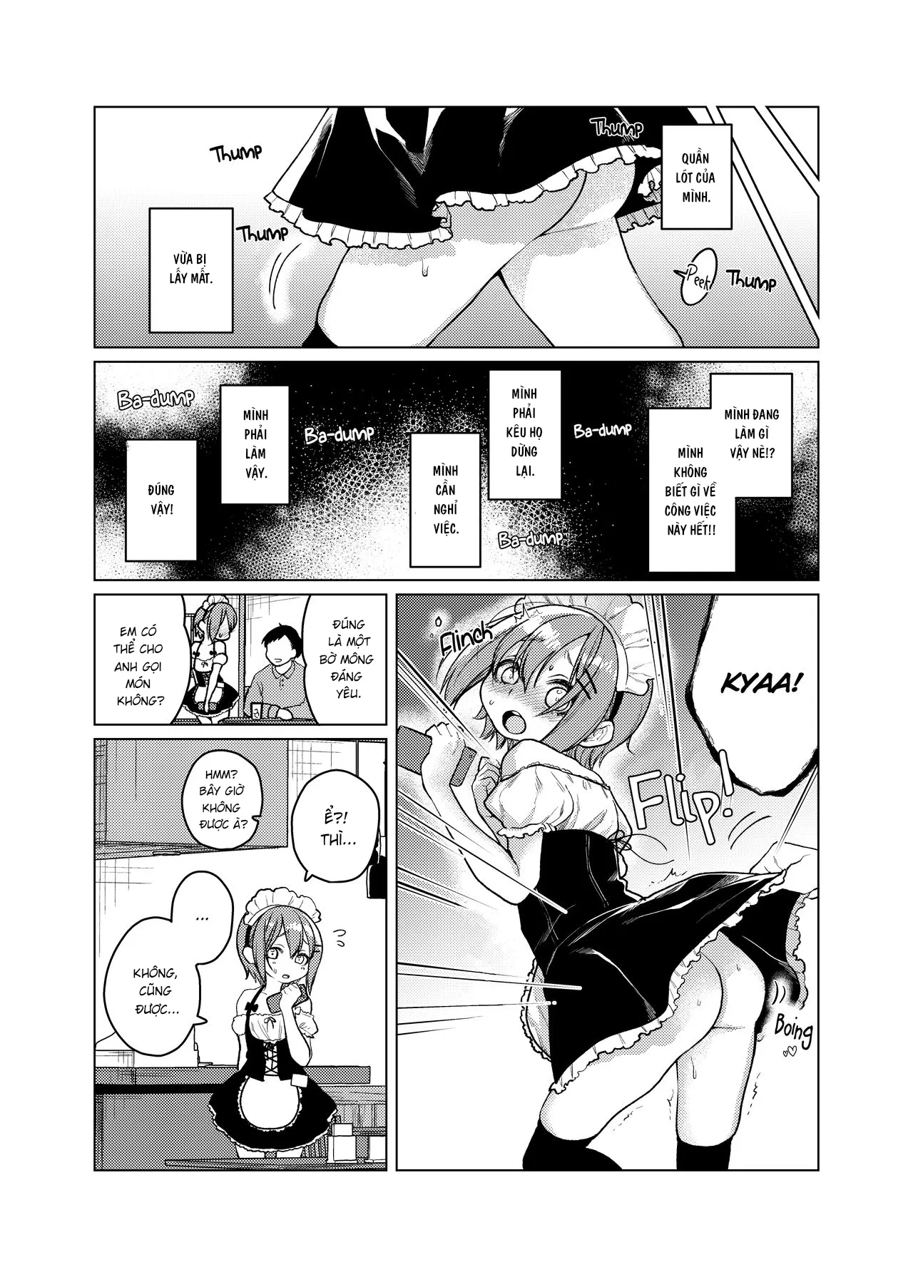HentaiVN.net - Ảnh 10 - Tôi ứ muốn làm nữa! [Please Let Me Quit This Job!] - Oneshot