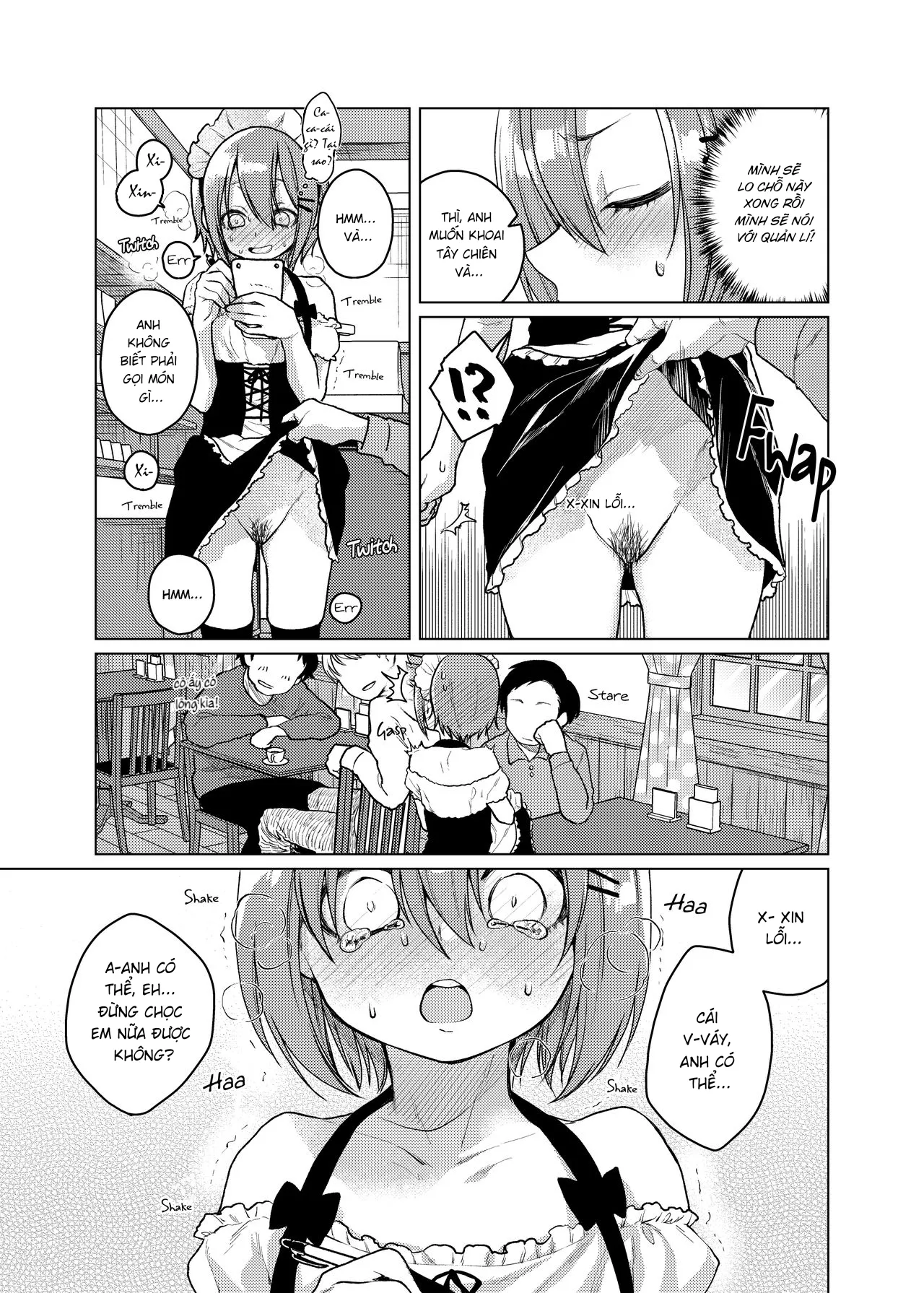 HentaiVN.net - Ảnh 11 - Tôi ứ muốn làm nữa! [Please Let Me Quit This Job!] - Oneshot