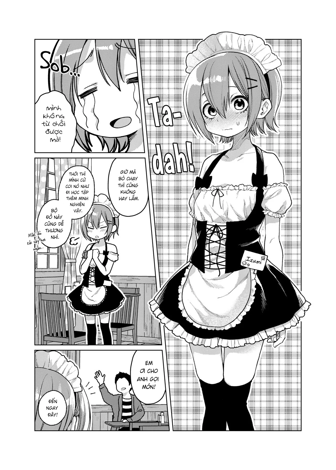 HentaiVN.net - Ảnh 4 - Tôi ứ muốn làm nữa! [Please Let Me Quit This Job!] - Oneshot