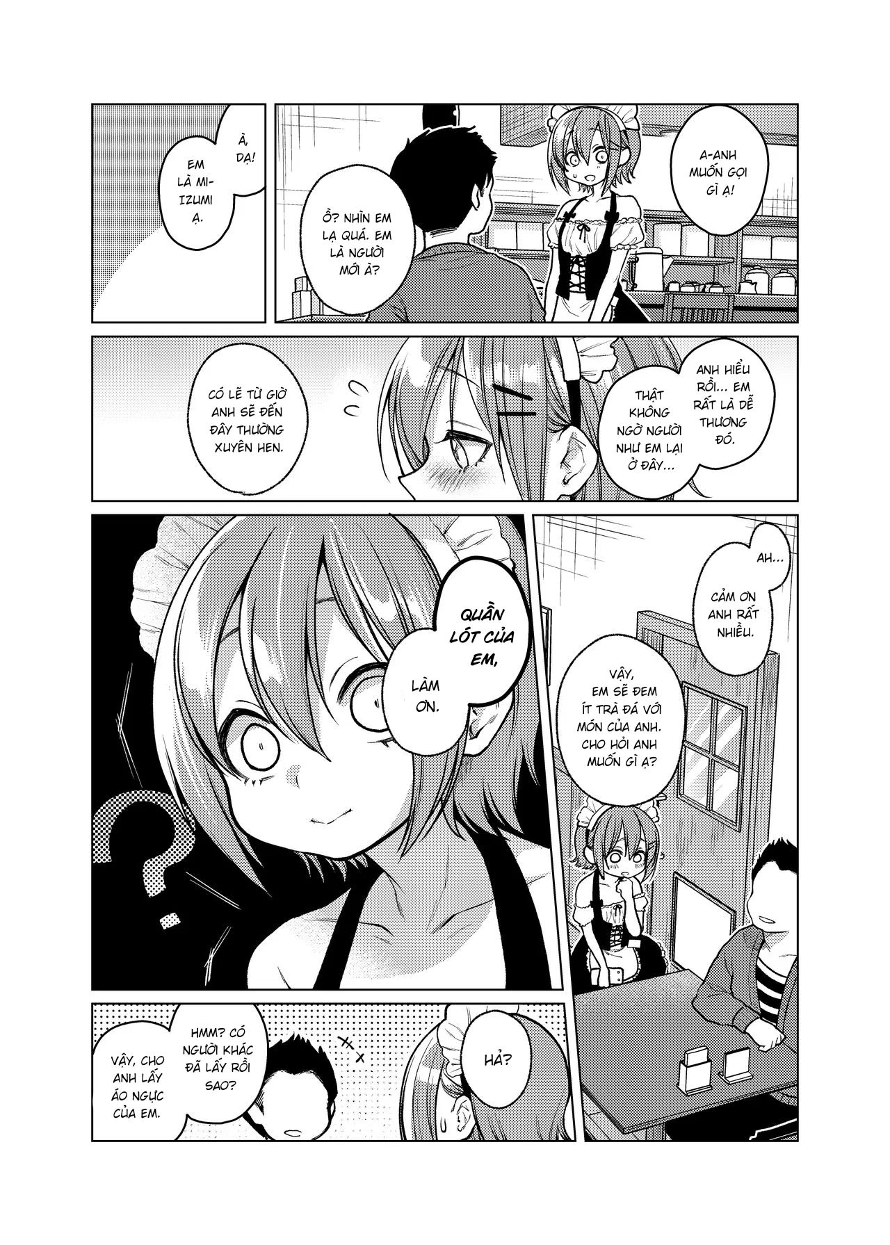 HentaiVN.net - Ảnh 5 - Tôi ứ muốn làm nữa! [Please Let Me Quit This Job!] - Oneshot