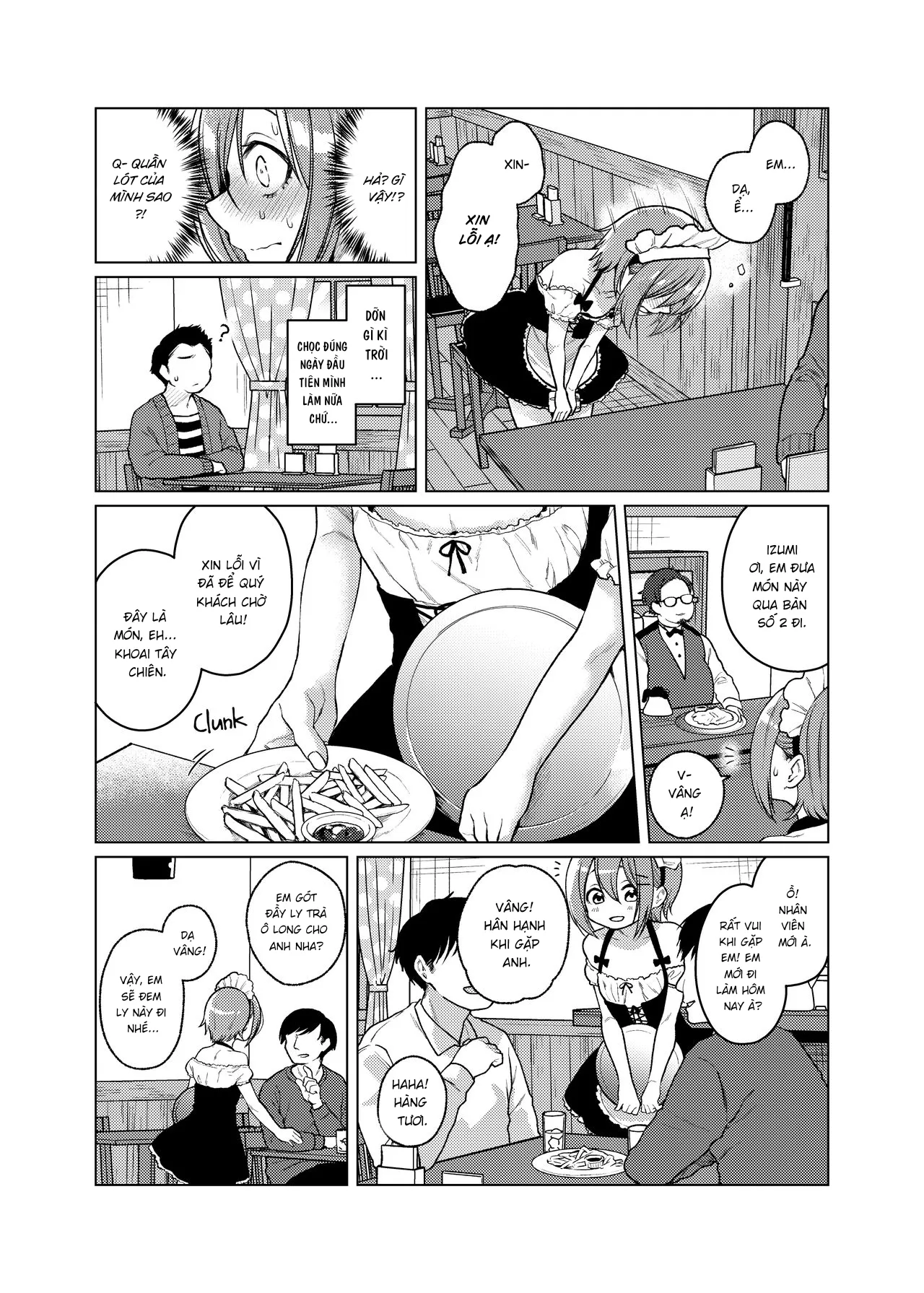 HentaiVN.net - Ảnh 6 - Tôi ứ muốn làm nữa! [Please Let Me Quit This Job!] - Oneshot