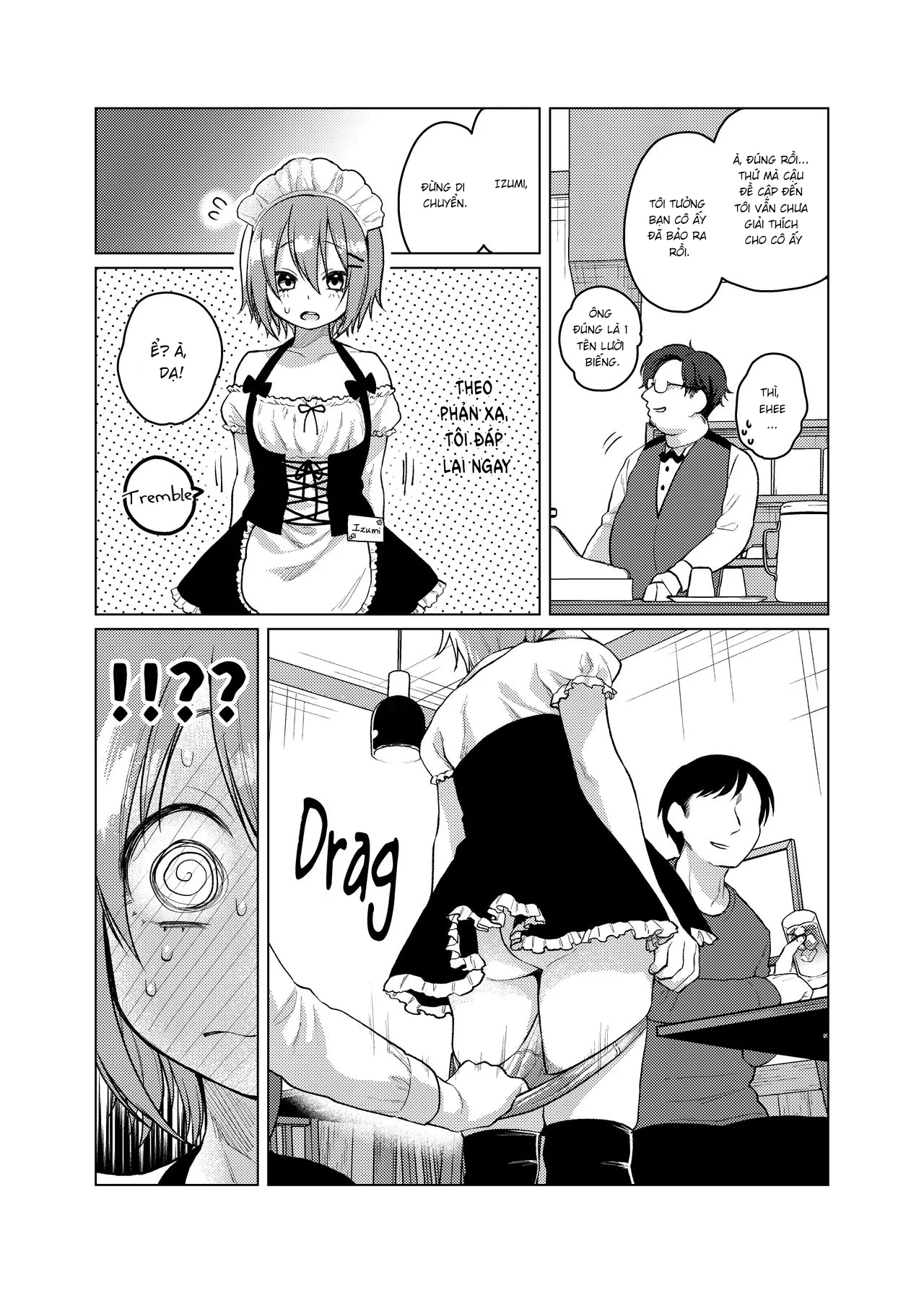 HentaiVN.net - Ảnh 8 - Tôi ứ muốn làm nữa! [Please Let Me Quit This Job!] - Oneshot