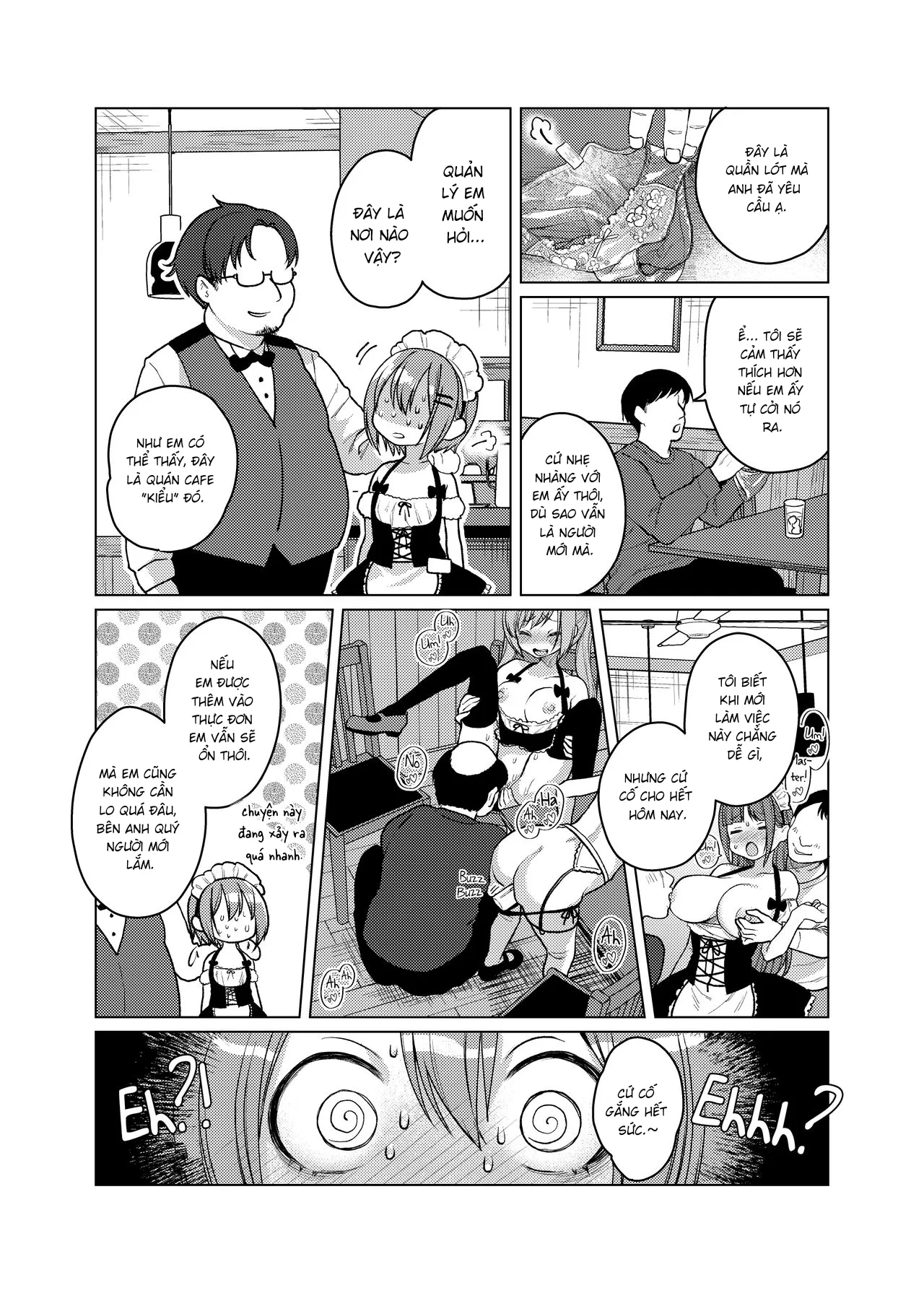 HentaiVN.net - Ảnh 9 - Tôi ứ muốn làm nữa! [Please Let Me Quit This Job!] - Oneshot