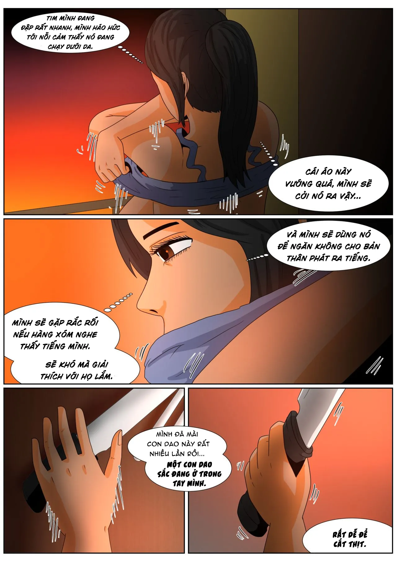 HentaiVN.net - Ảnh 3 - Adinda - Cô Gái Hảo Thịt [Adinda The Regenerator Girl] - Chap 1: Nhà đi vắng