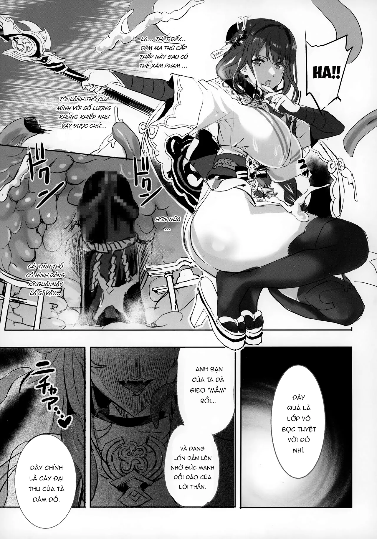 HentaiVN.net - Ảnh 8 - Injuu ga Megami Mama o Nerf Sasemashita. [淫獣が女神ママを弱体化させました。] - Oneshot sếch
